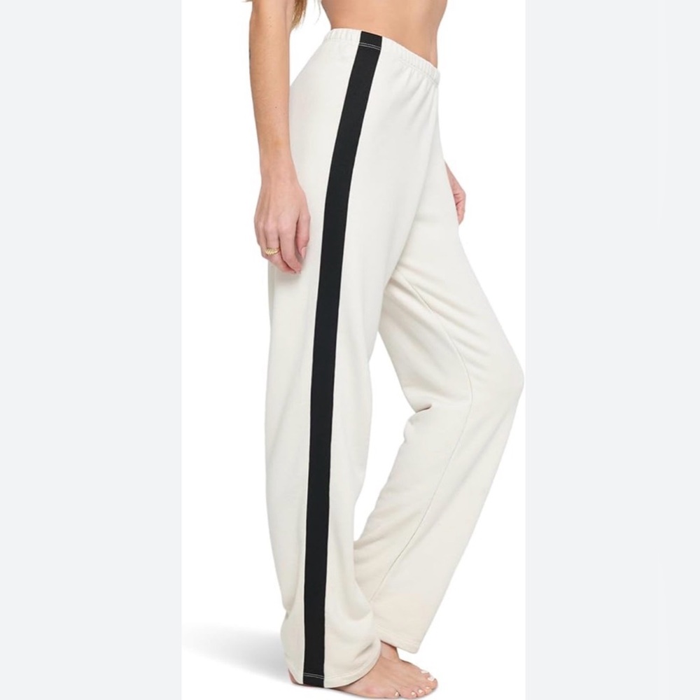 Spiritual Gangster Joy Stripe straight leg pant size small